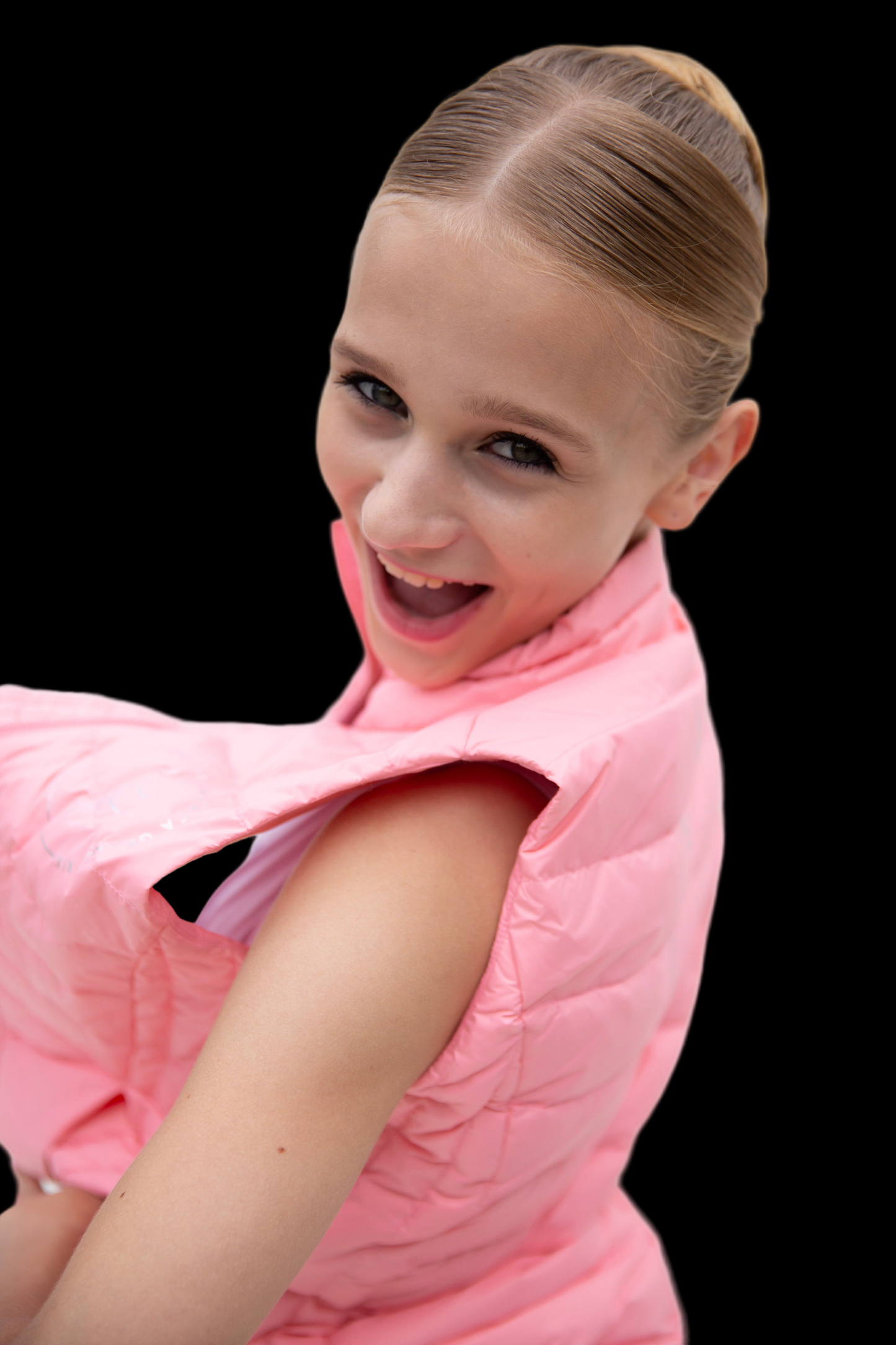 Down Vest with Storage Bag