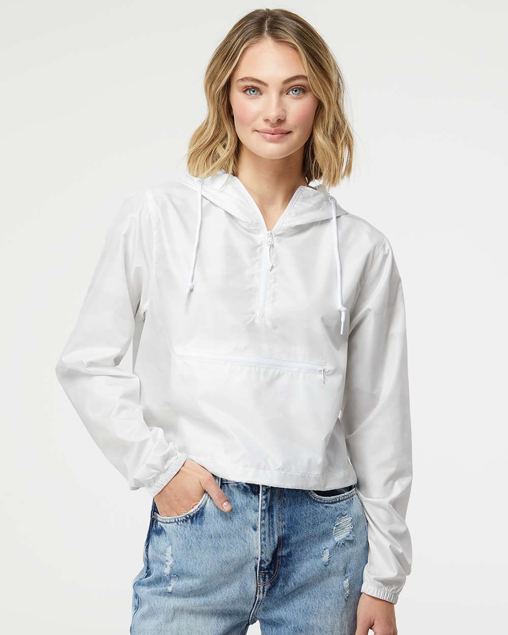 Camo Cropped Windbreaker