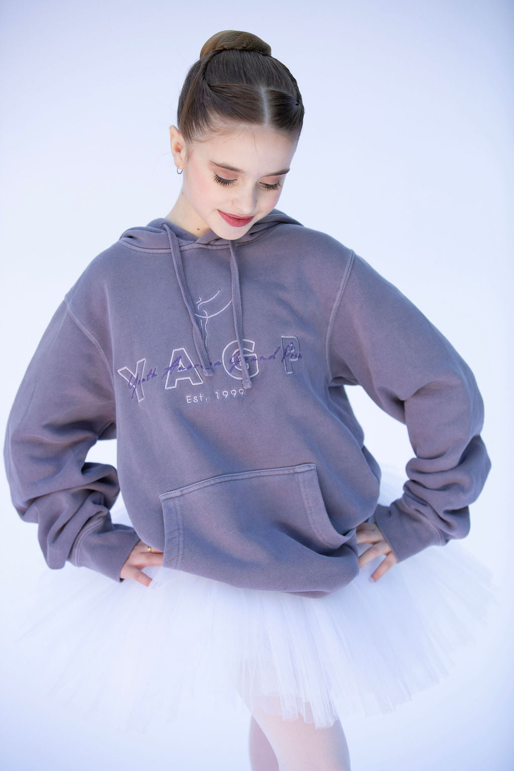 Collection of Pigment Dyed Hoodie in a gallery layout