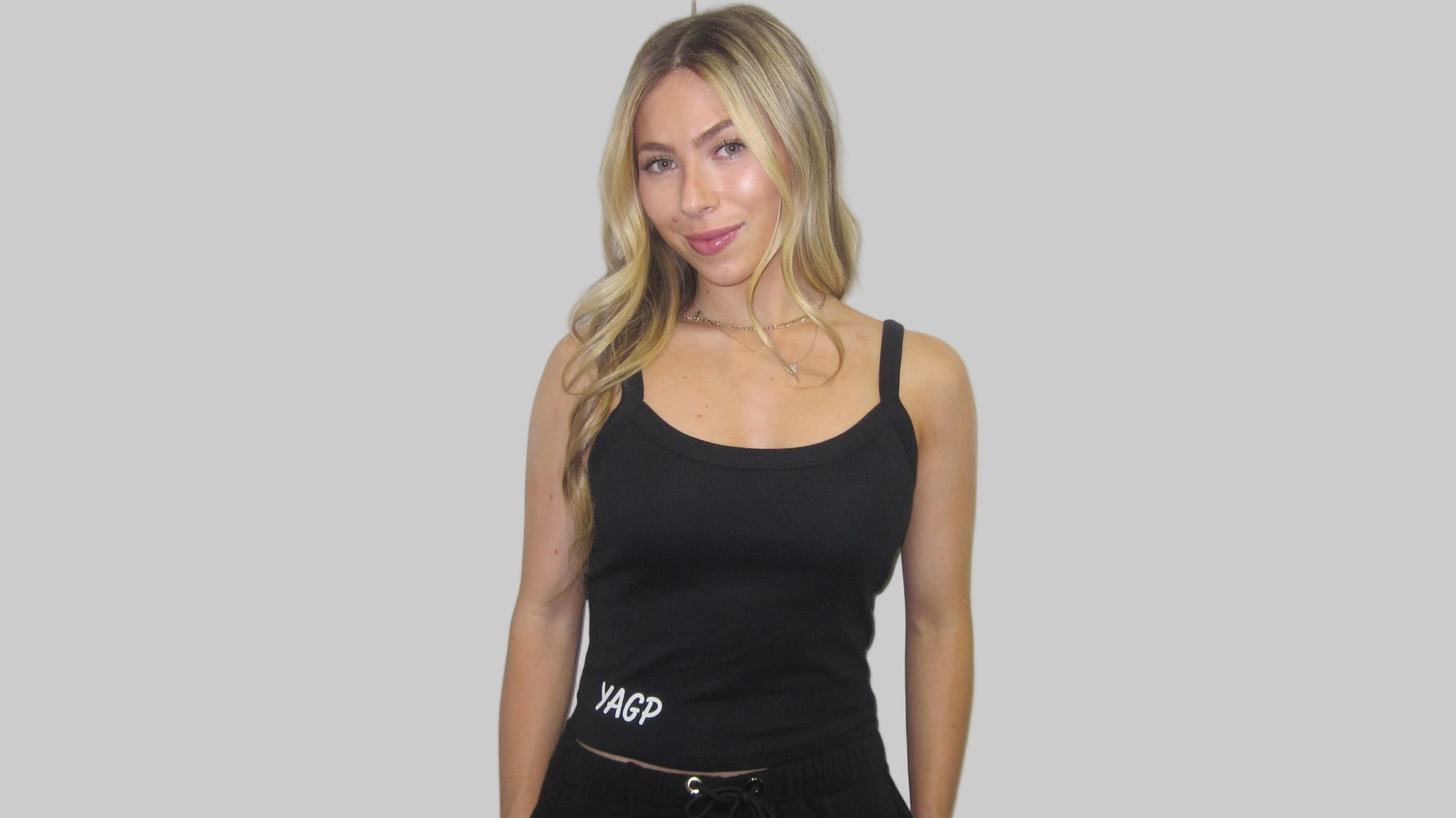 Collection of Women's Micro Rib Spaghetti Strap Tank in a gallery layout