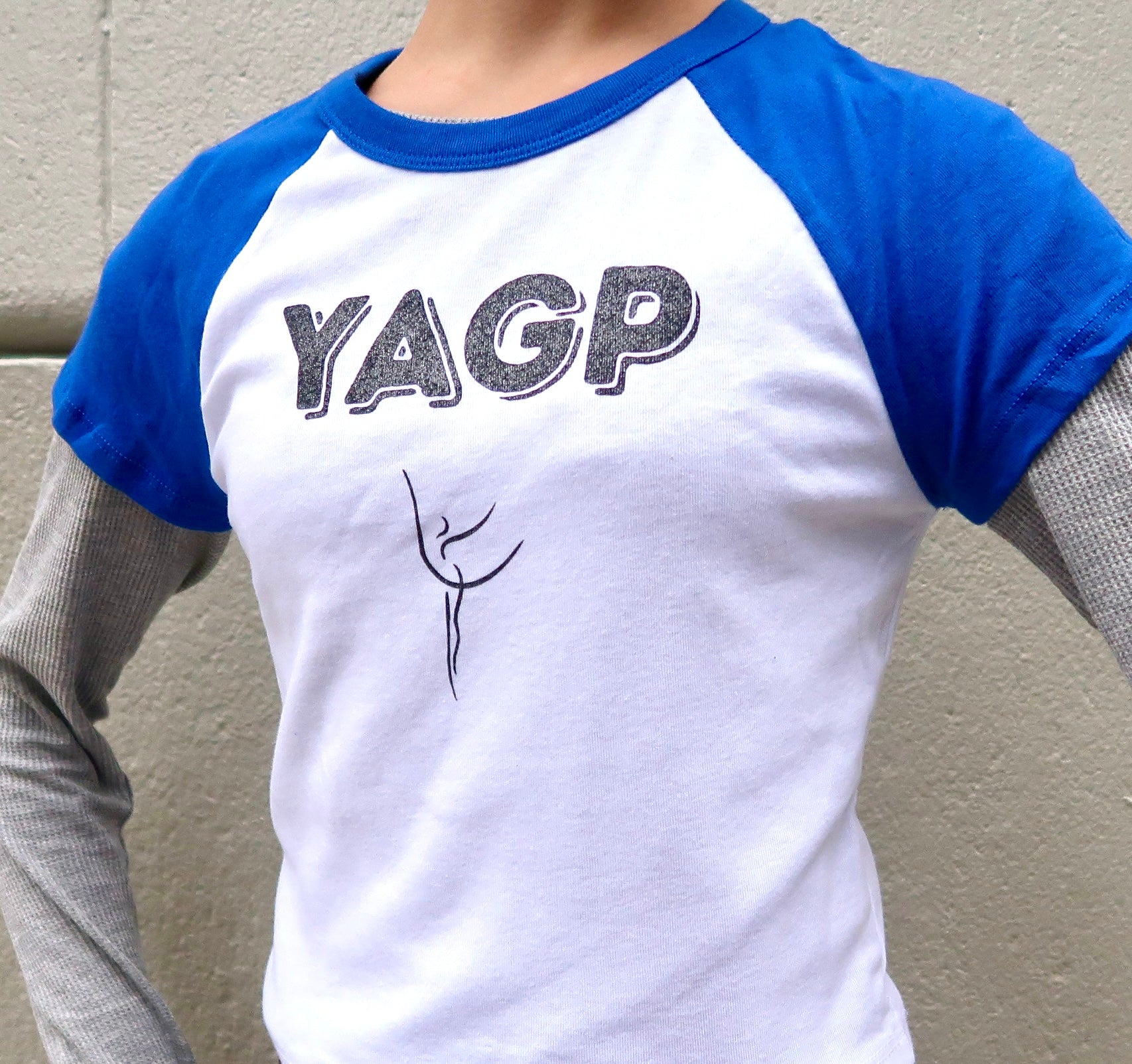 Collection of Micro Rib Raglan Baby Shimmer Tee in a gallery layout