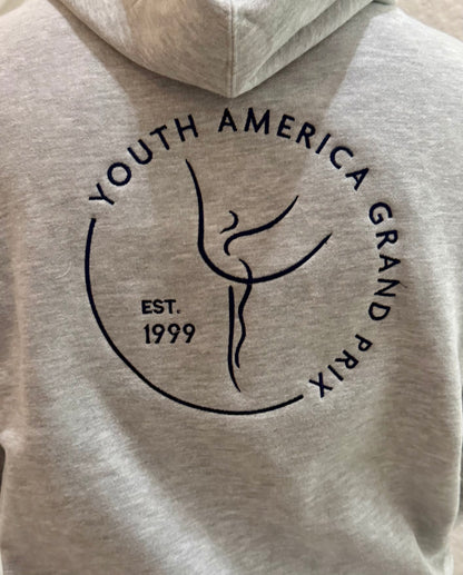 Zip Up Letter Hoodie