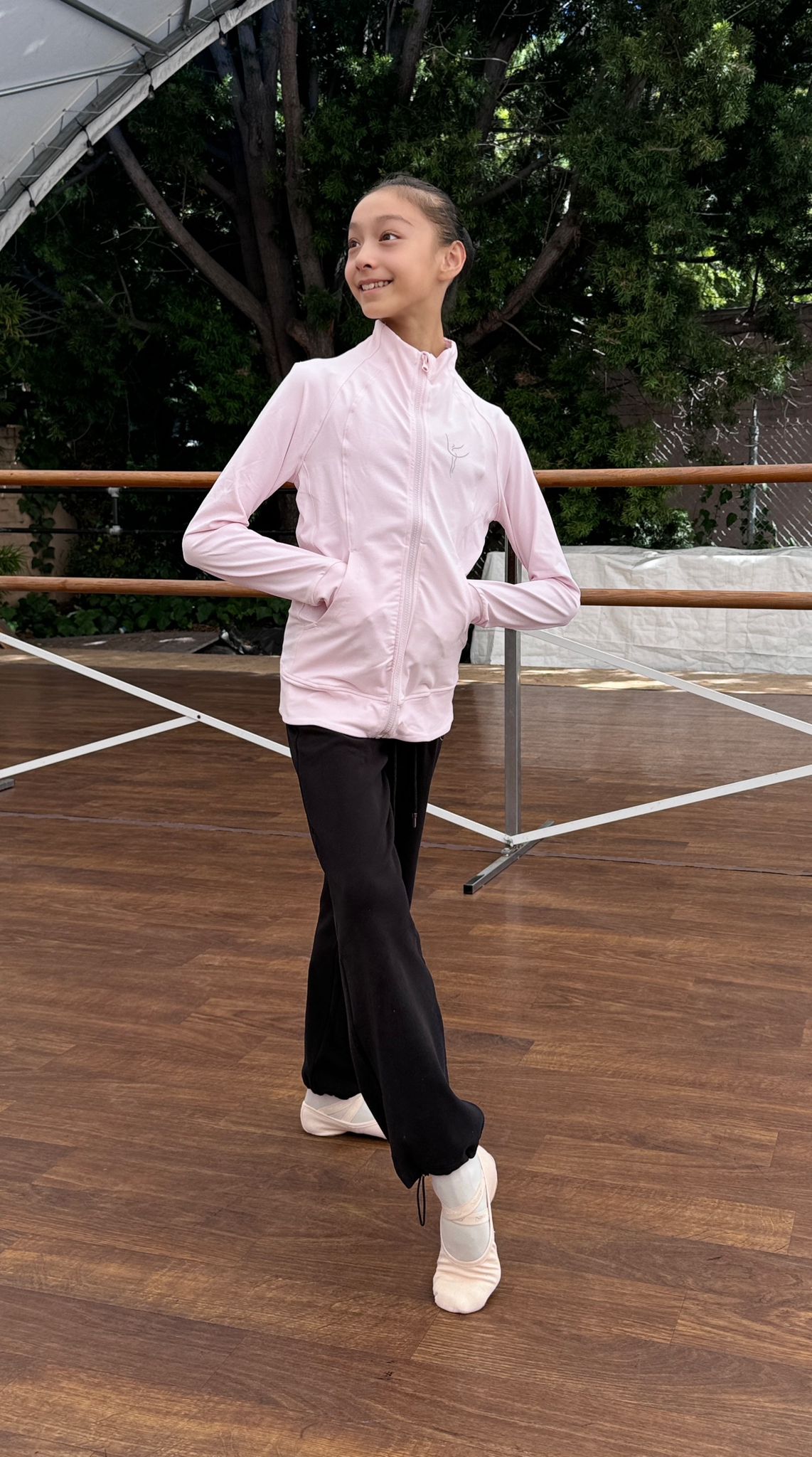 Collection of YAGP Track Warm Up Jacket in a gallery layout