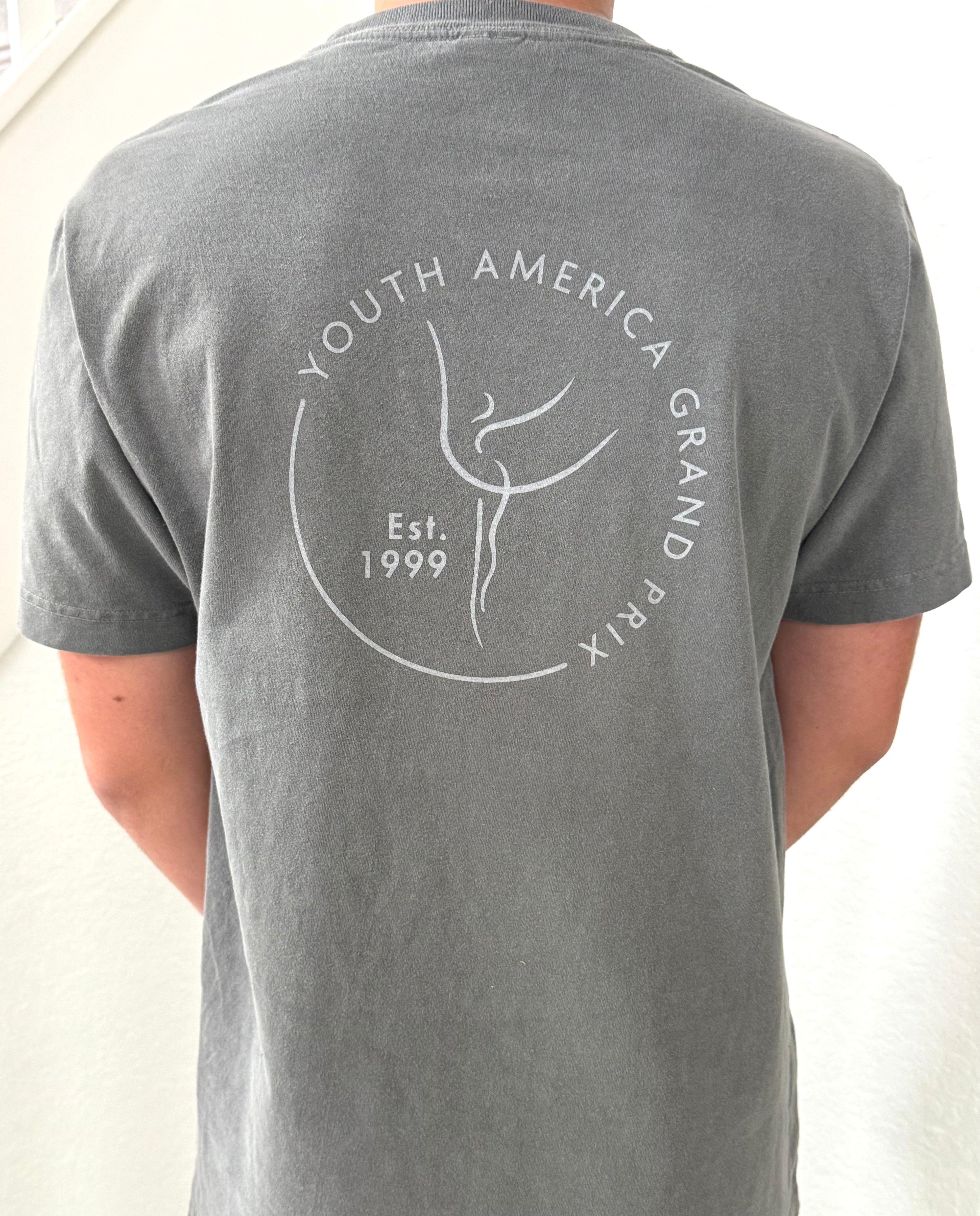 Collection of Unisex Pigment Dyed Logo T-Shirt in a gallery layout