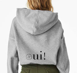 Collection of Merde Cropped Cinch Hoodie in a gallery layout