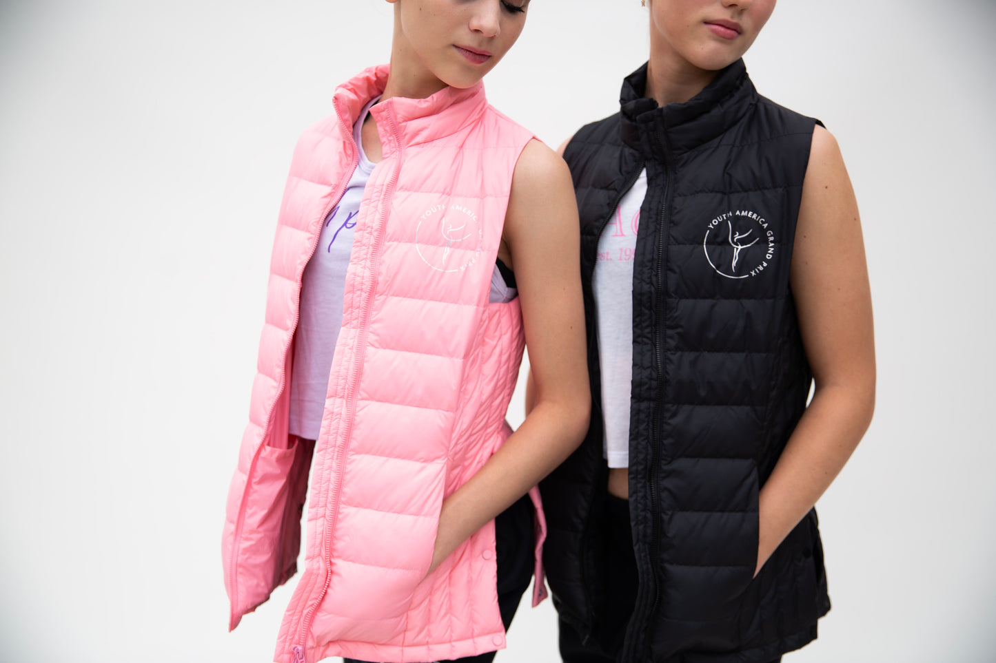 Down Vest with Storage Bag