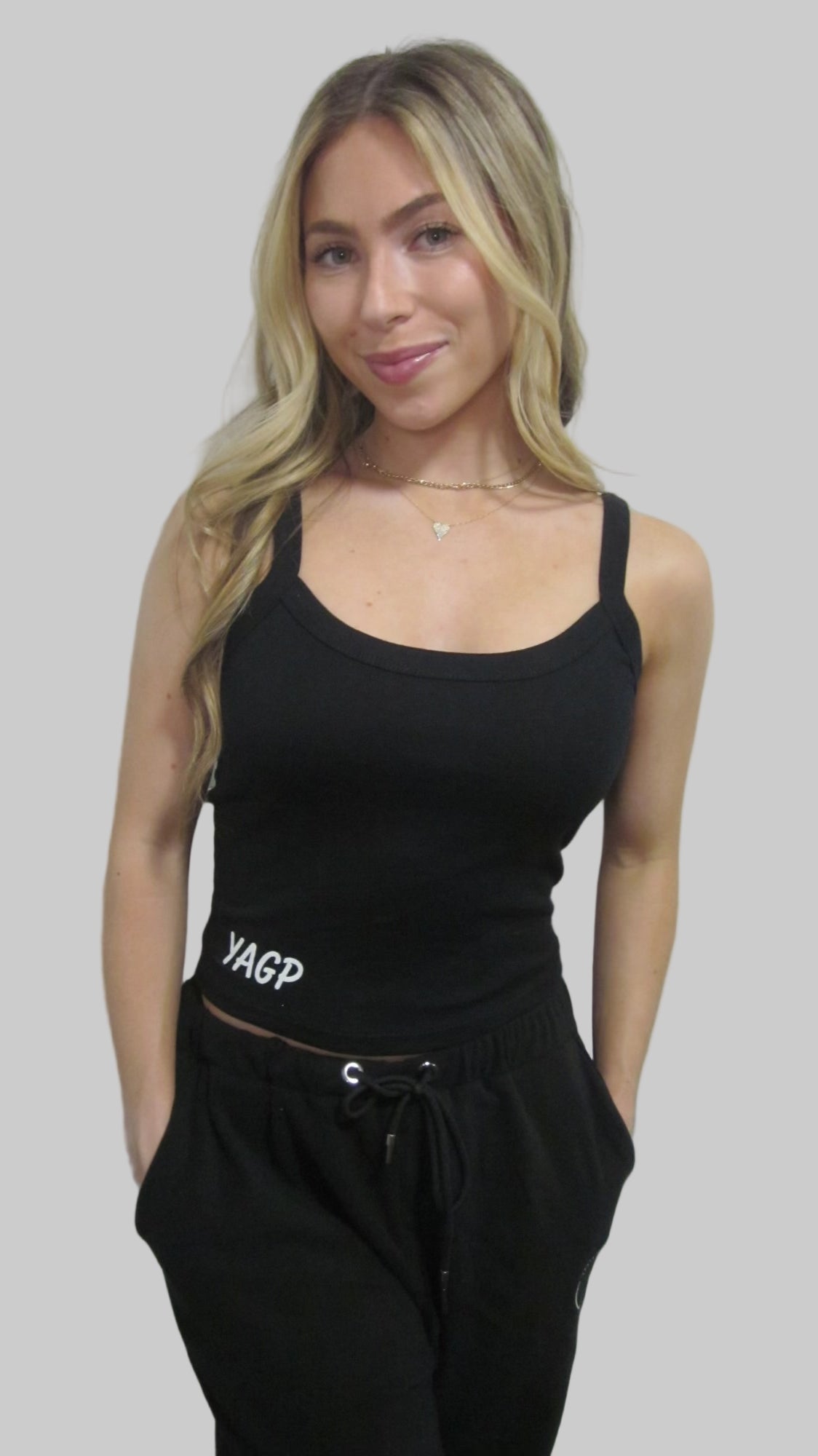 Women's Micro Rib Spaghetti Strap Tank