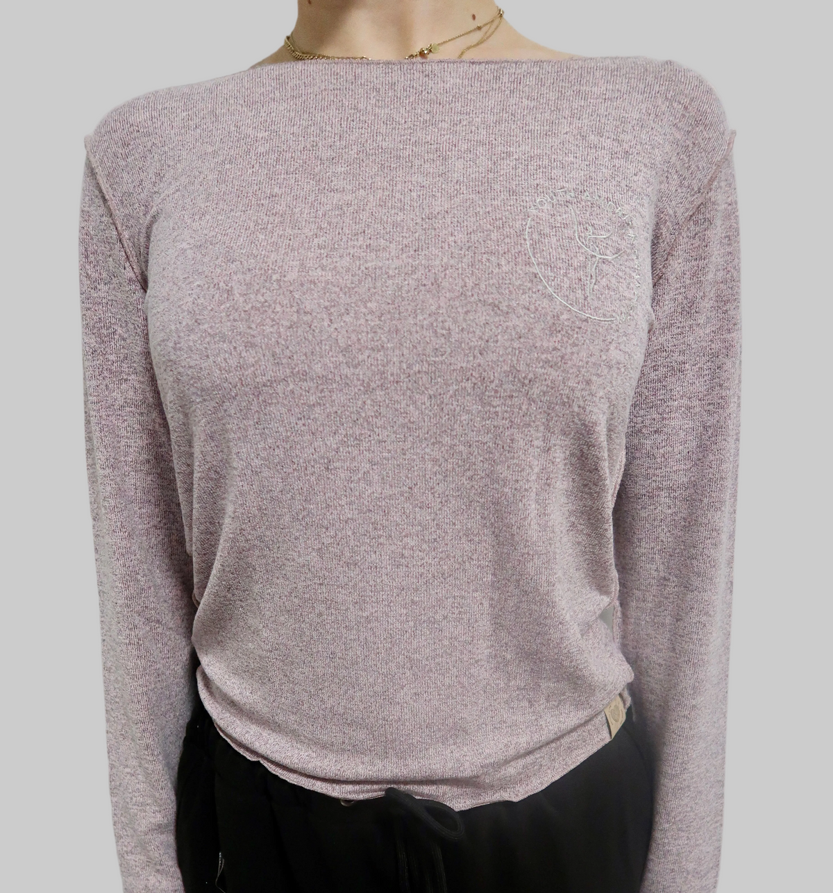 Off the Shoulder Warm-Up Sweater