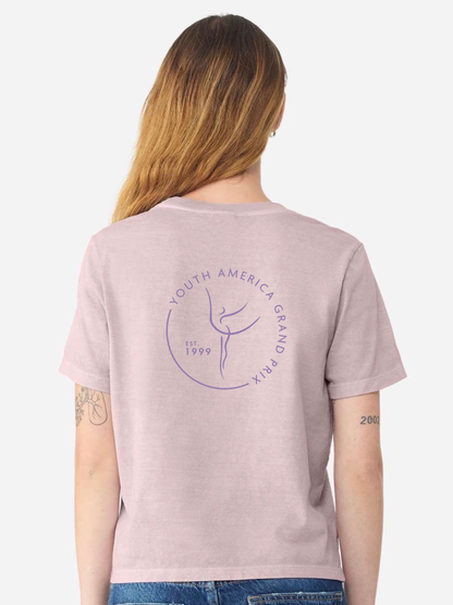 Women's Garment Dyed Logo T Shirt