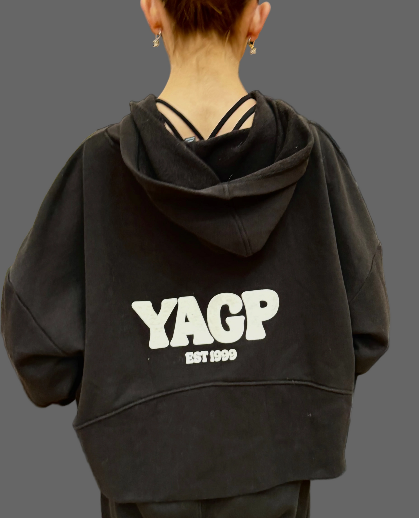 Puffy Zip Up Hoodie