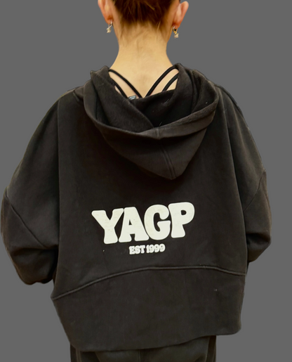 Puffy Zip Up Hoodie