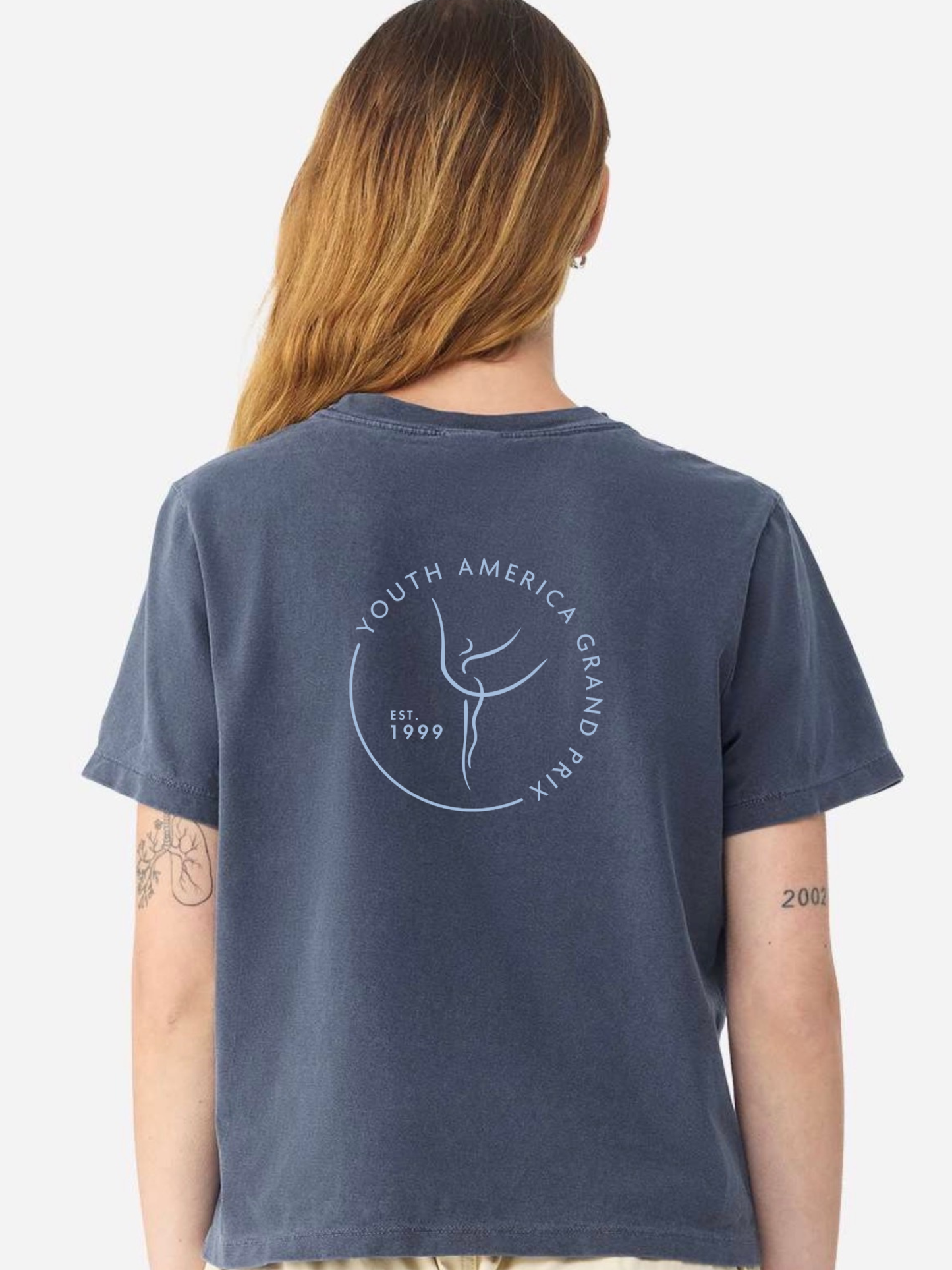 Women's Garment Dyed Logo T Shirt