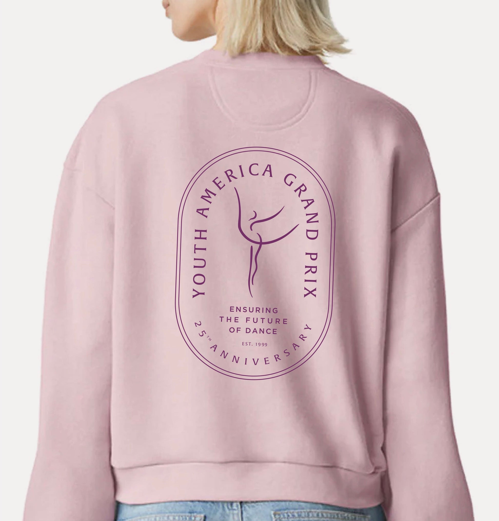 YAGP Tag Fashion Cropped Crewneck