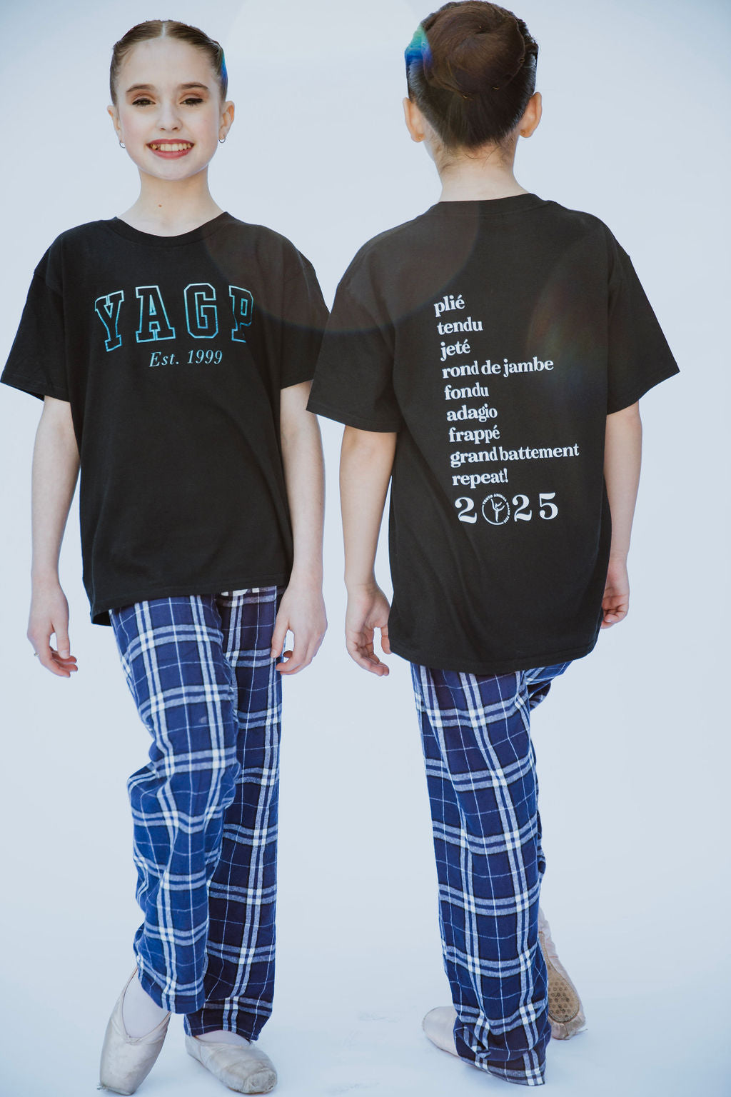 YAGP Purple Plaid Flannel Pants