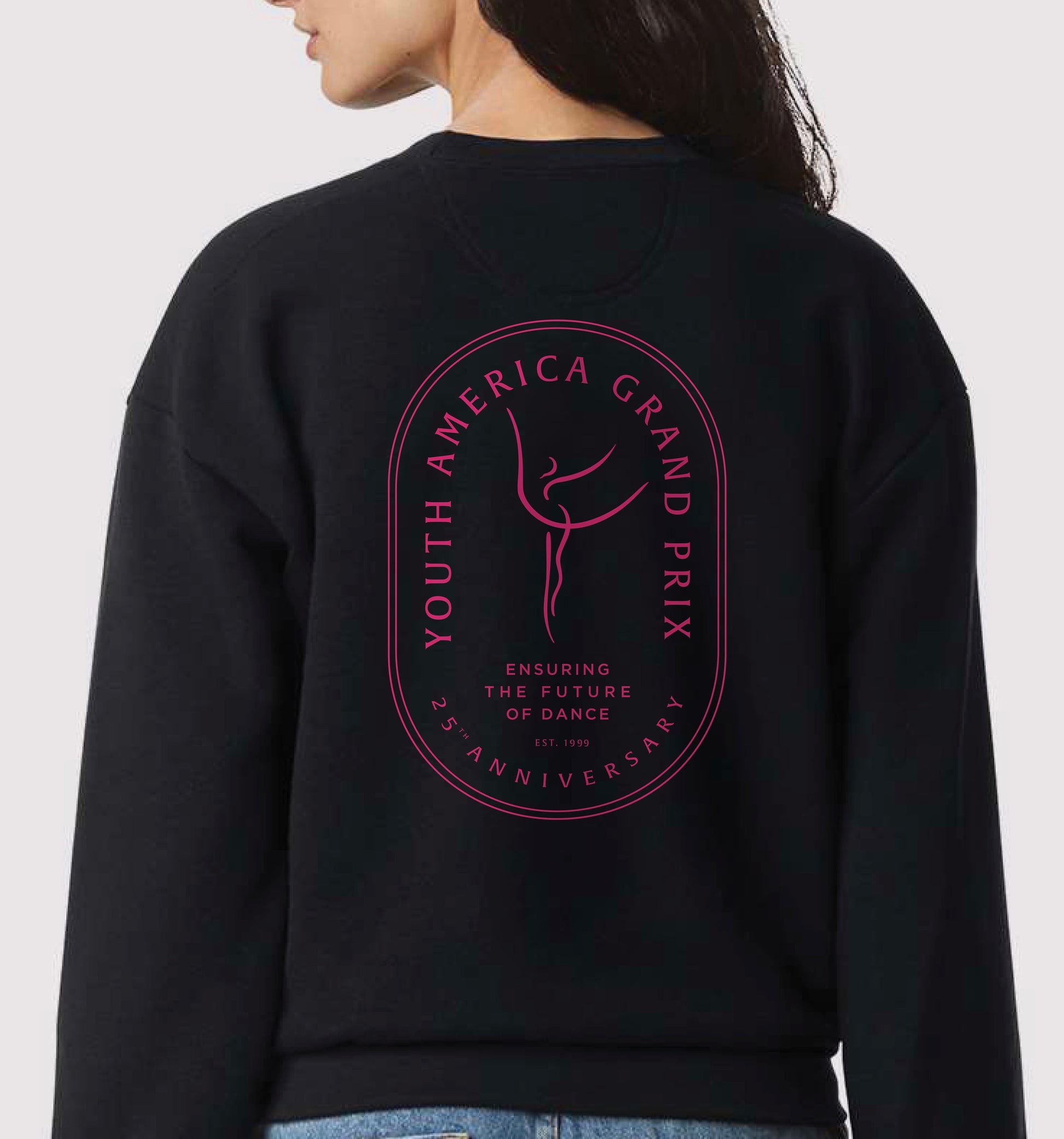 YAGP Tag Fashion Cropped Crewneck