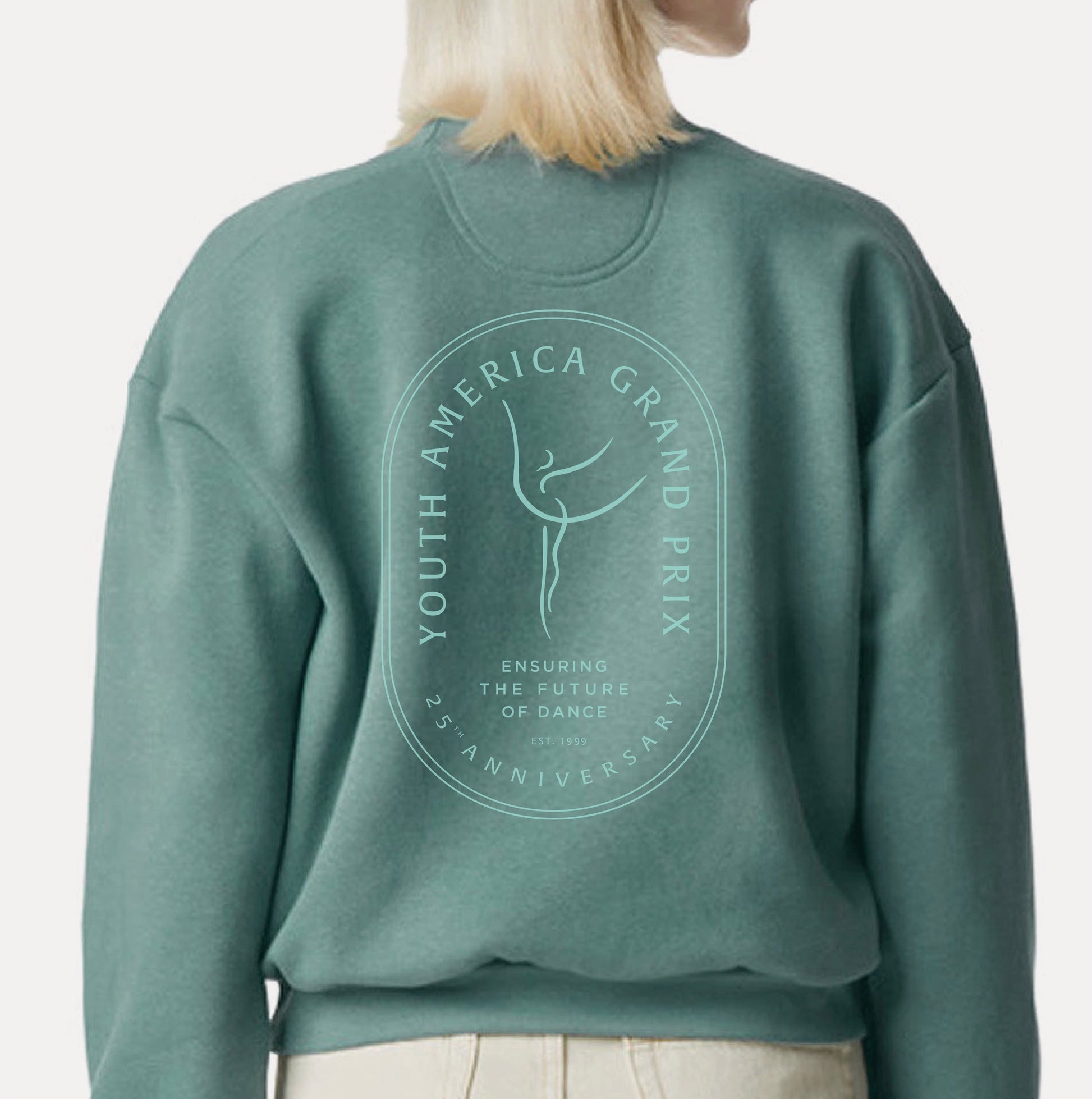 YAGP Tag Fashion Cropped Crewneck