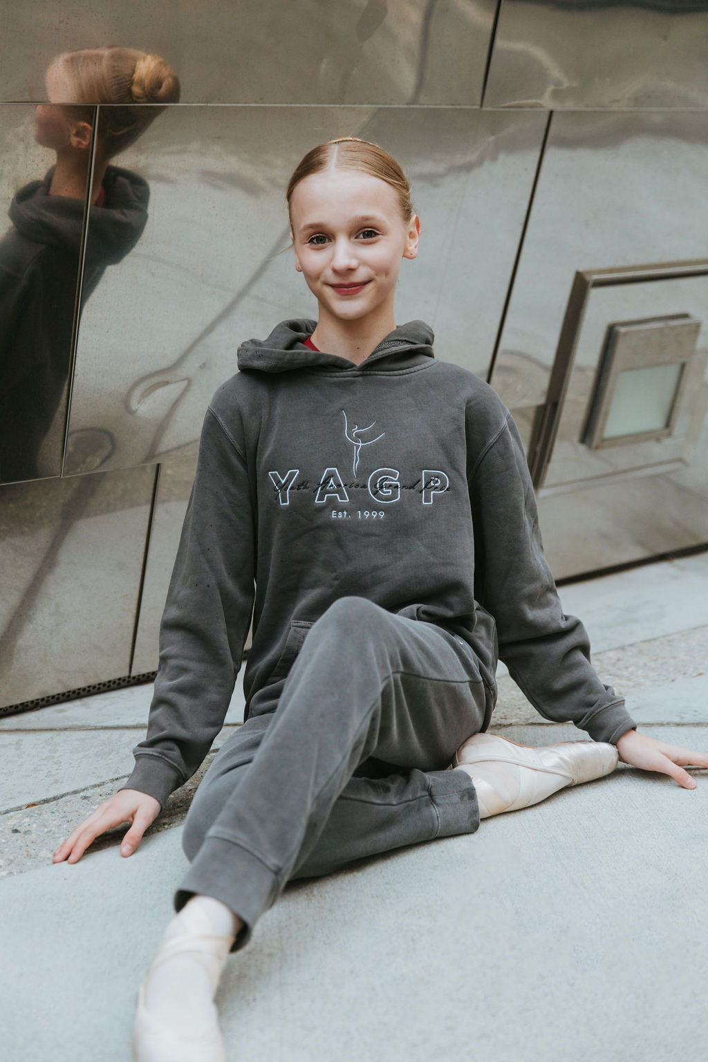 Collection of Pigment Dyed Hoodie in a gallery layout