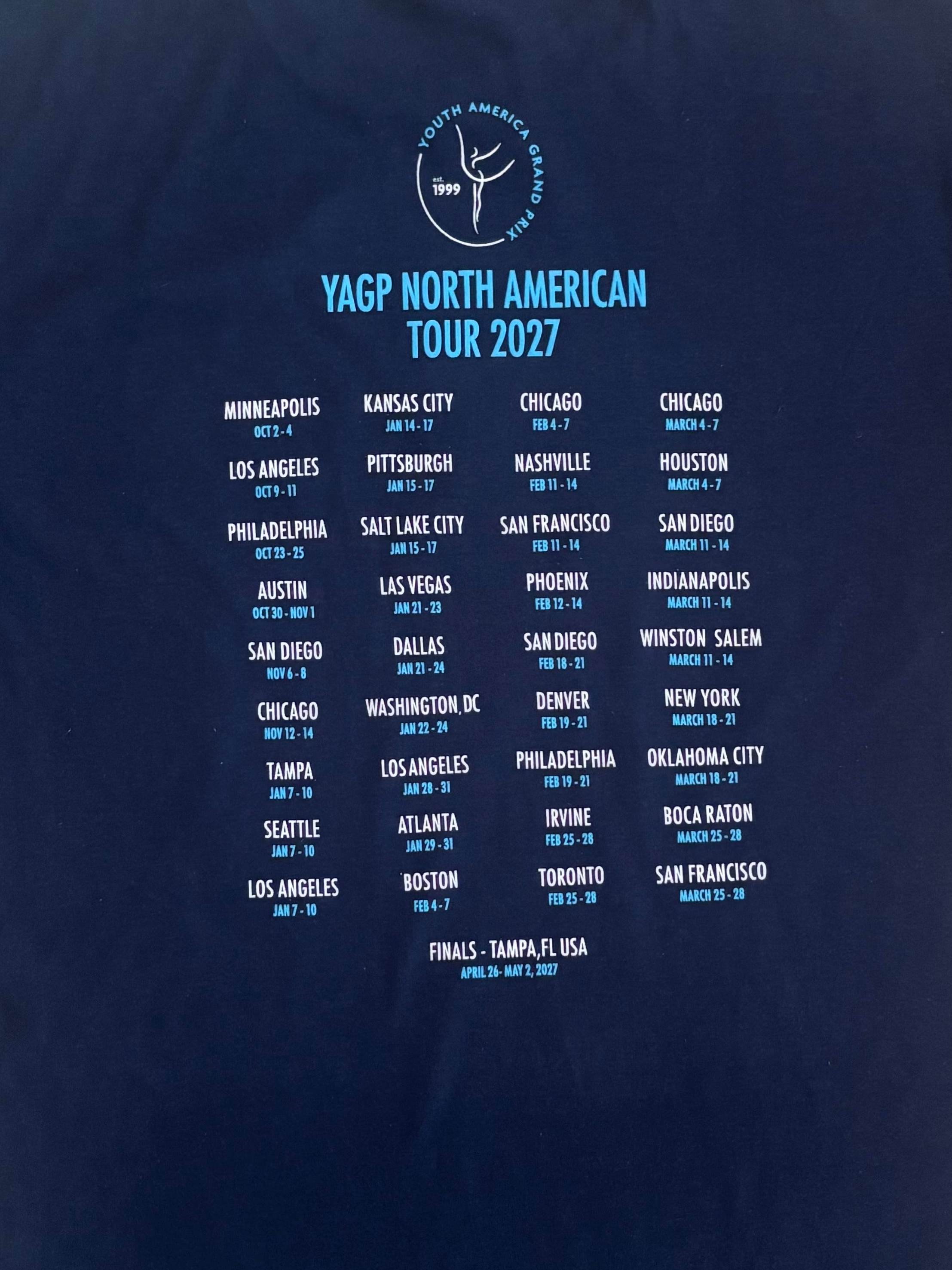 Image of 2027 Tour T-Shirt