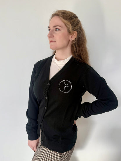 V-Neck Button Cardigan Sweater