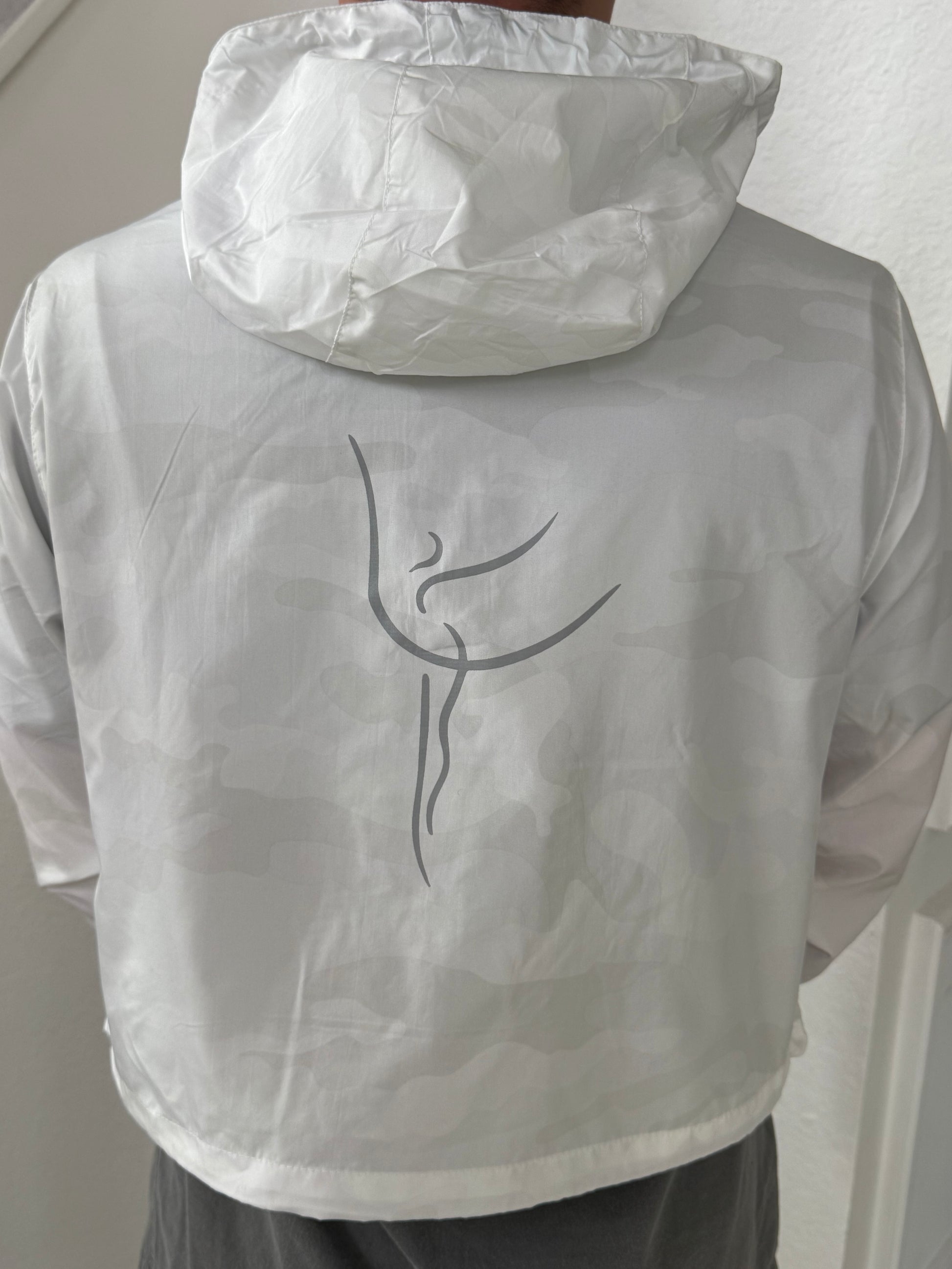 Camo Cropped Windbreaker