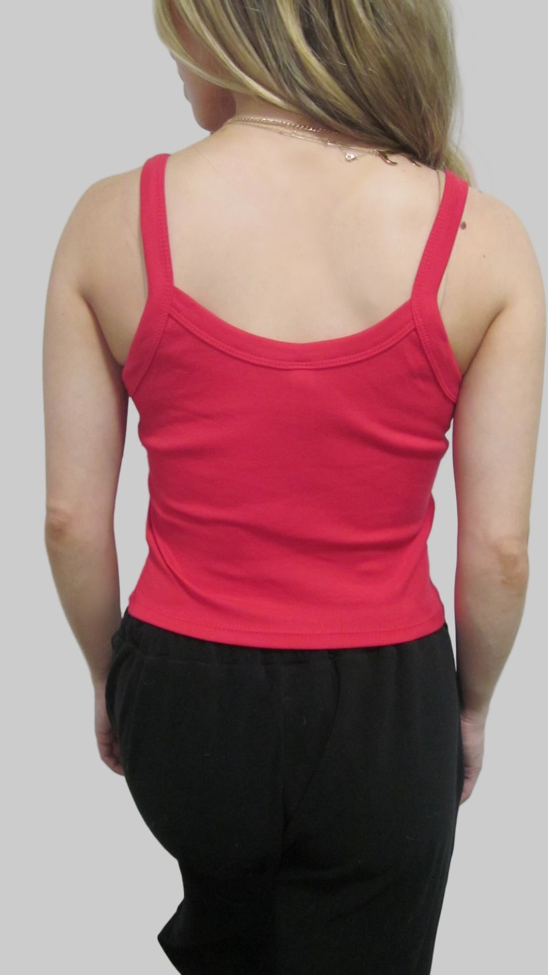 Women's Micro Rib Spaghetti Strap Tank