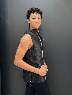 Collection of YAGP Down Vest with Storage Bag in a gallery layout