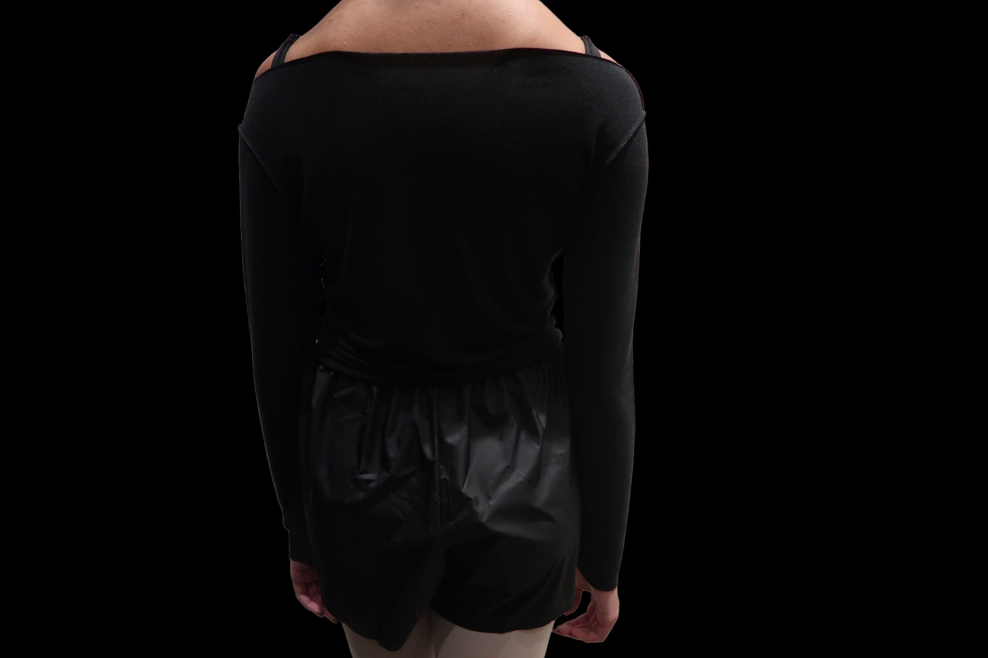 Off the Shoulder Warm-Up Sweater