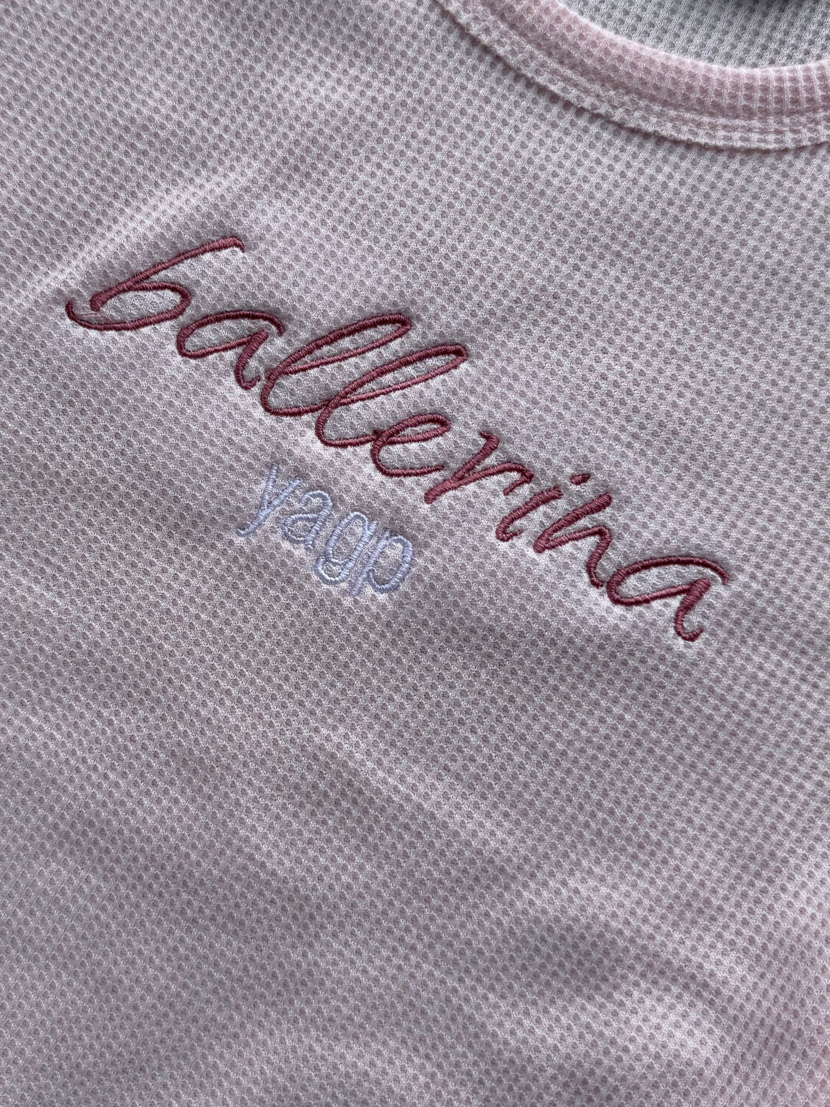 Collection of Waffle Knit Long Sleeve Shirt in a gallery layout