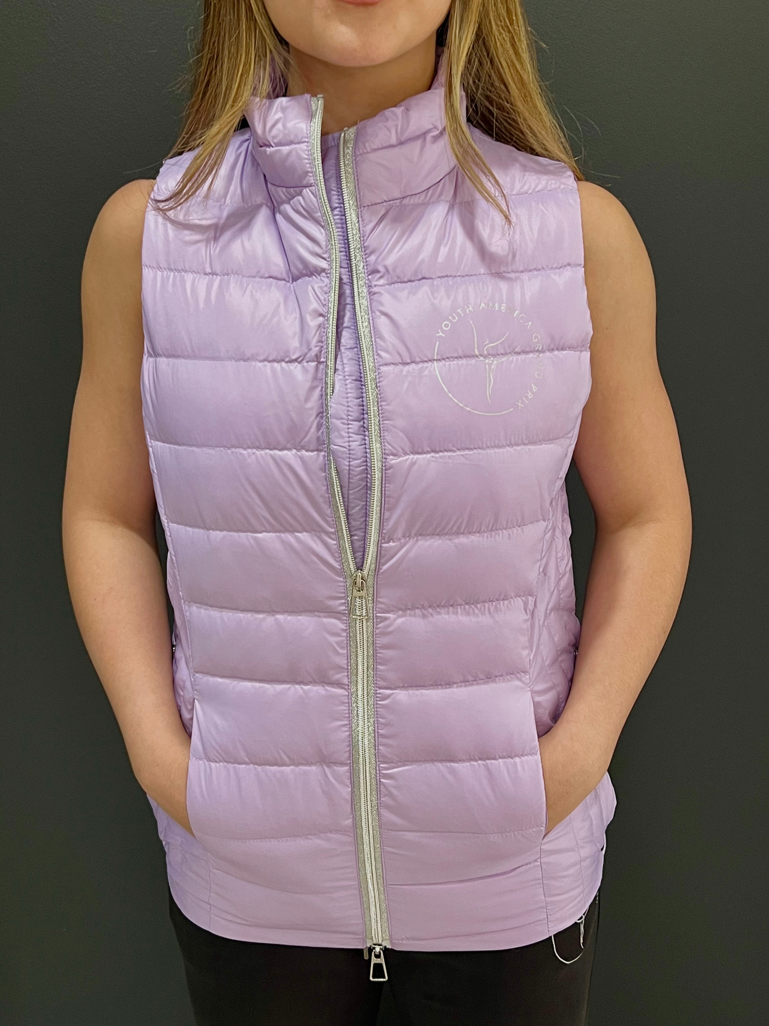 Collection of YAGP Down Vest with Storage Bag in a gallery layout