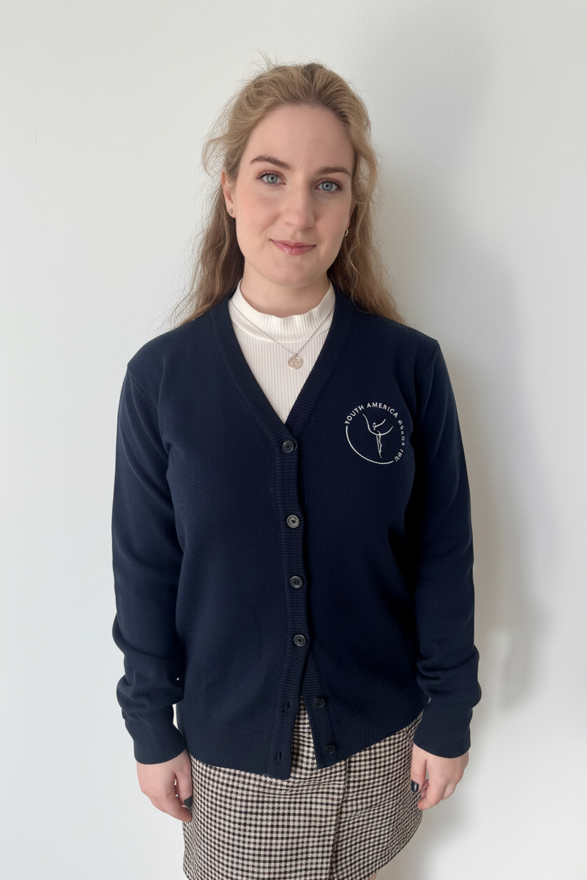 V-Neck Button Cardigan Sweater