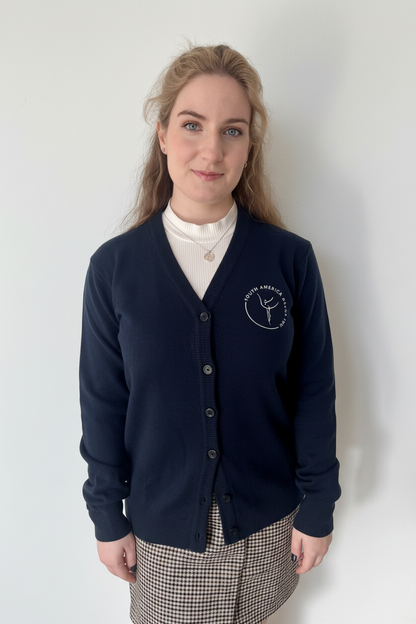 V-Neck Button Cardigan Sweater