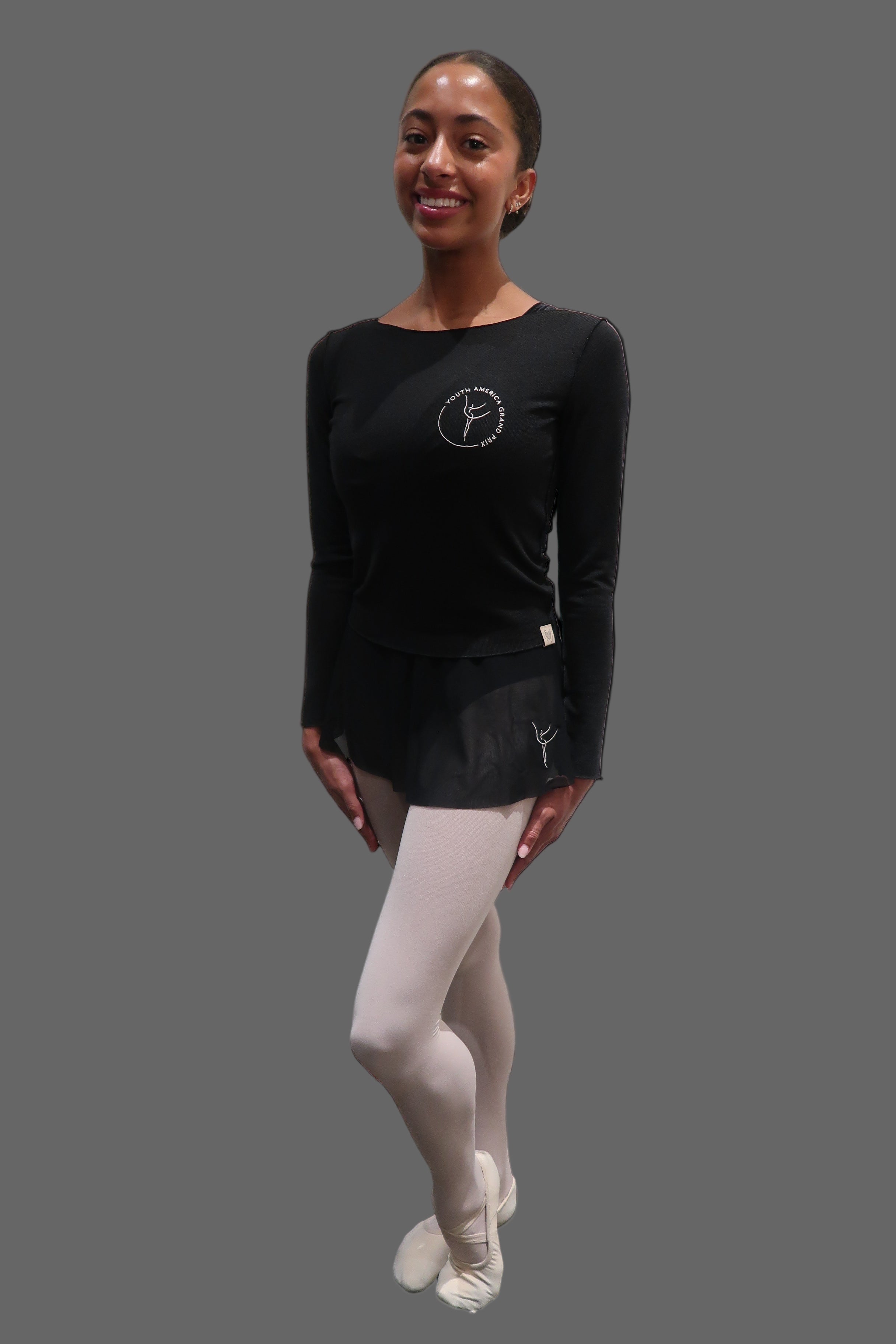 Collection of YAGP Class Mesh Skirt in a gallery layout