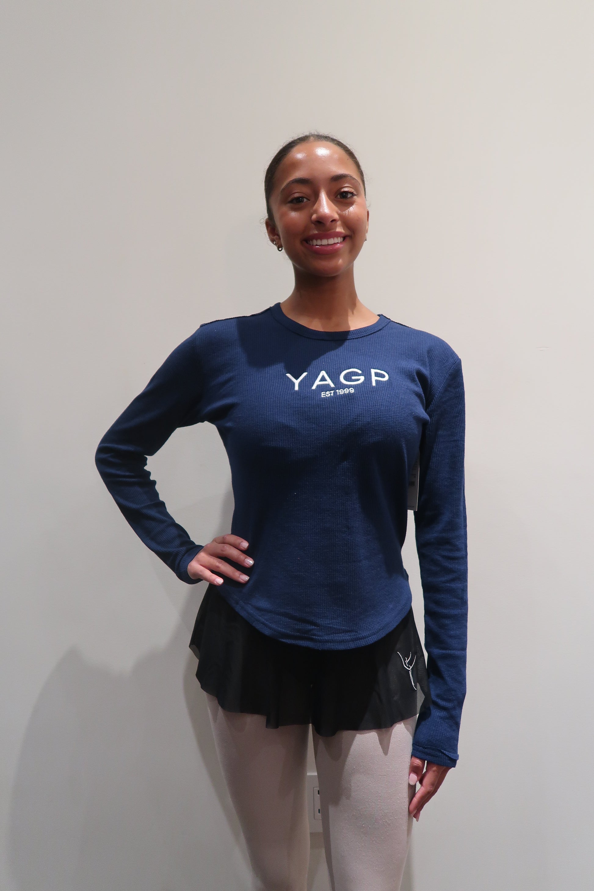 Waffle Knit Long Sleeve Shirt