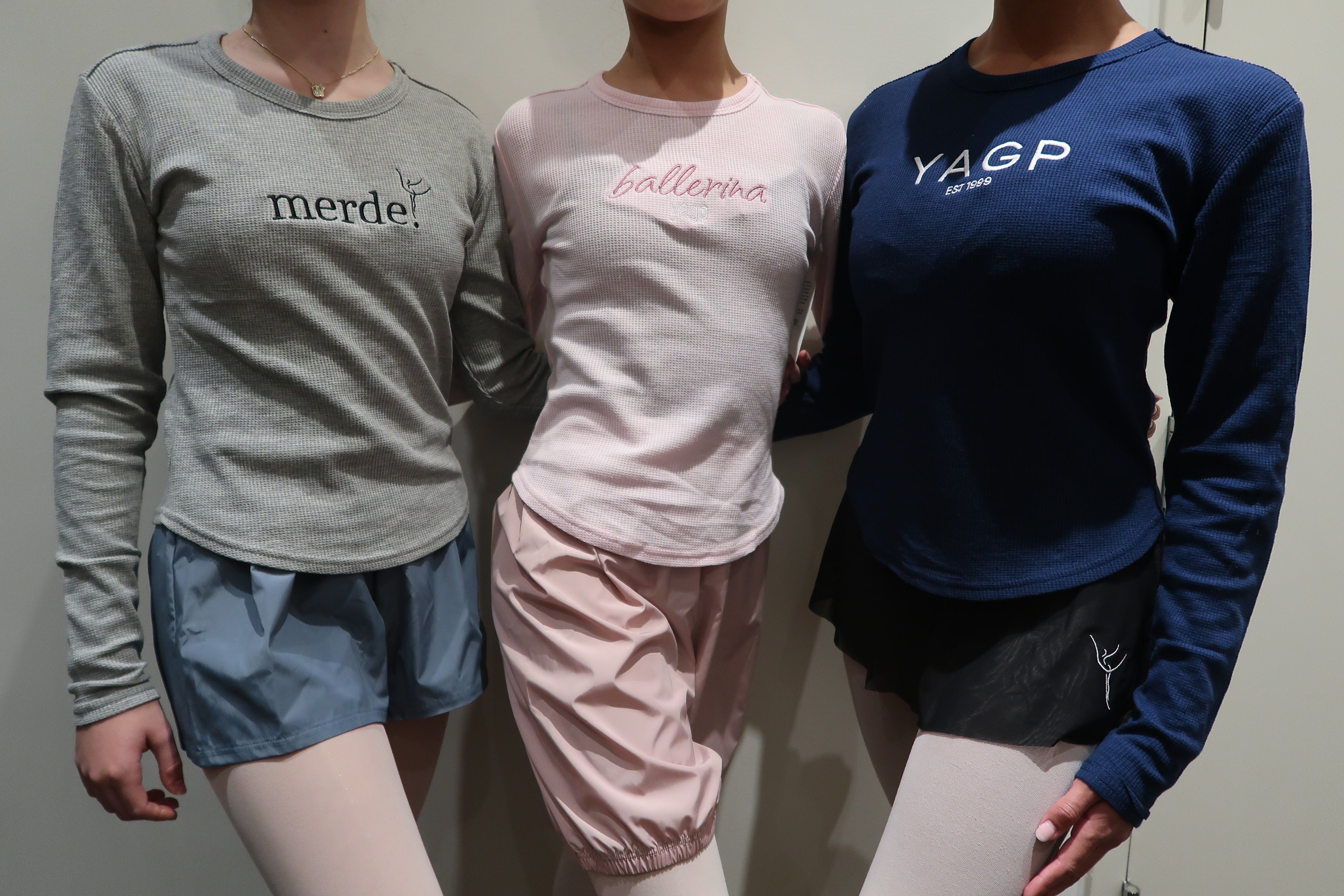 Collection of Waffle Knit Long Sleeve Shirt in a gallery layout