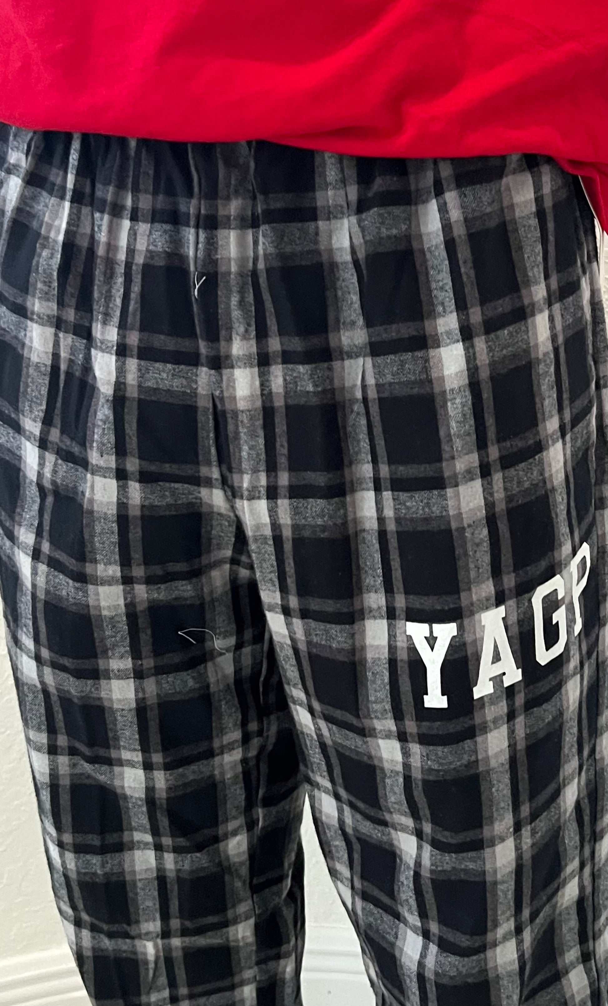 YAGP Men's Black Flannel Pants