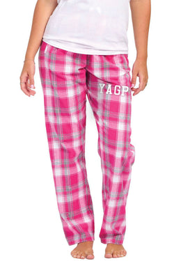 Collection of YAGP Pink Flannel Pants in a gallery layout