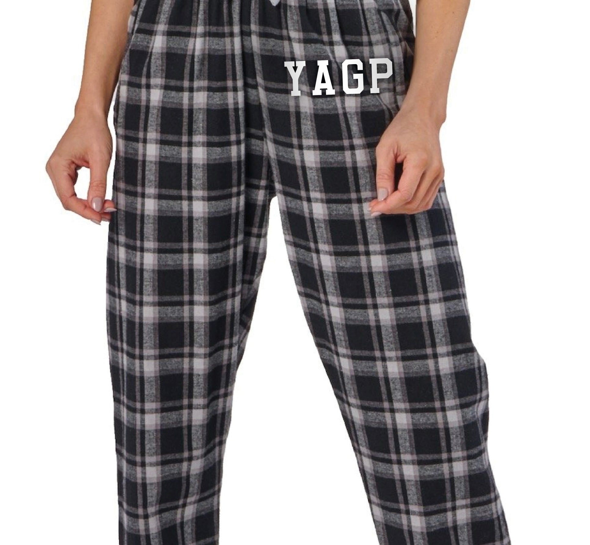 YAGP Men's Black Flannel Pants