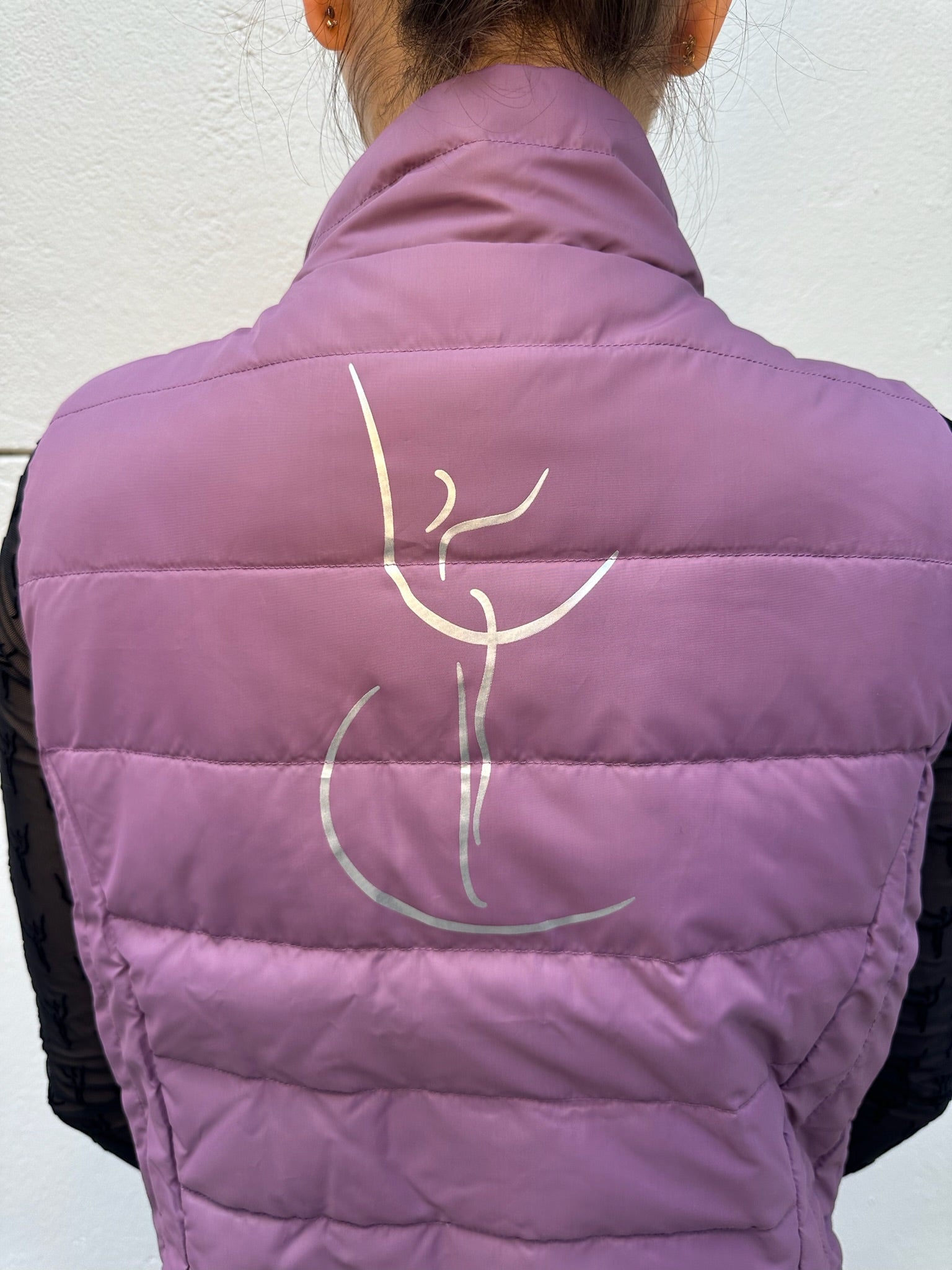 YAGP Down Vest with Storage Bag