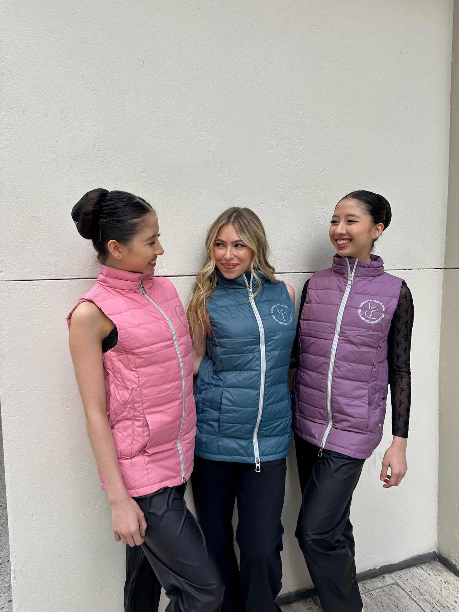 YAGP Down Vest with Storage Bag